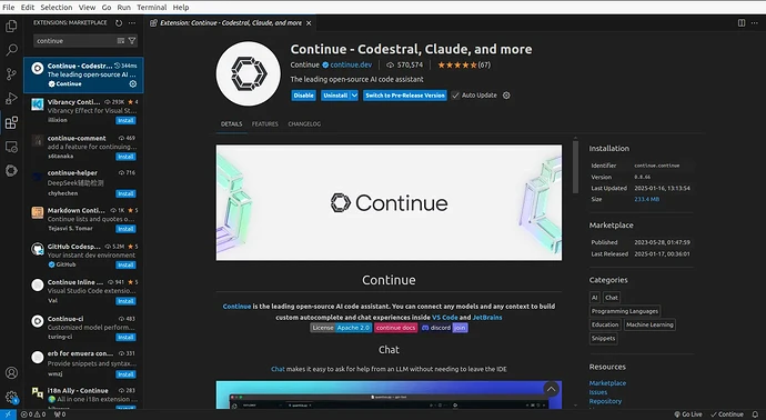 continue