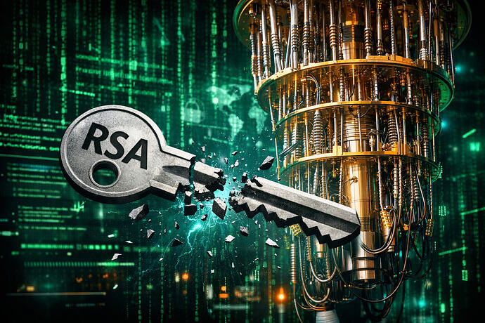 Quantum breach_ RSA key in pieces