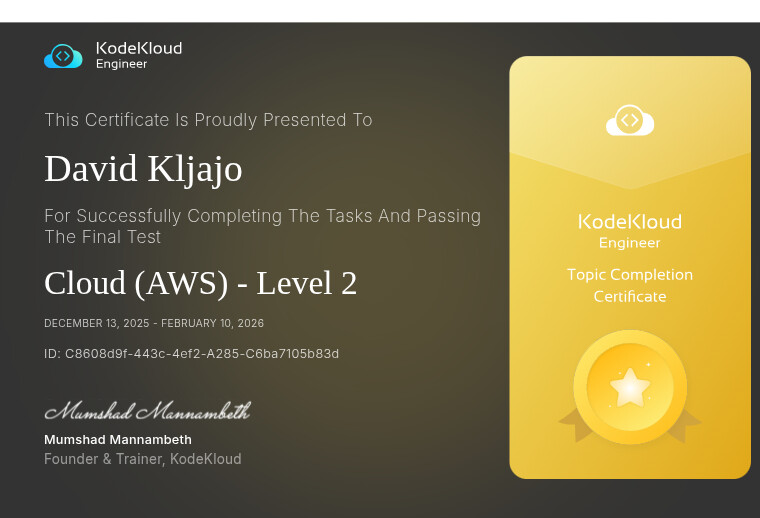 kodekloud-course-completion-certificate